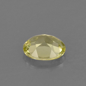 Crisoberilo verde natural de 0,69 ct, corte óvalo, VVS