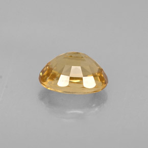 Crisoberilo amarillo natural de 0,90 ct, corte óvalo, VVS
