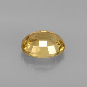 Crisoberilo amarillo natural de 0,98 ct, corte óvalo, VS