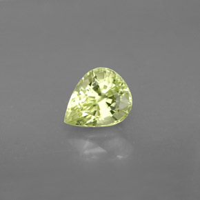 Crisoberilo verde natural de 1,46 ct, en forma de pera, VVS-VS