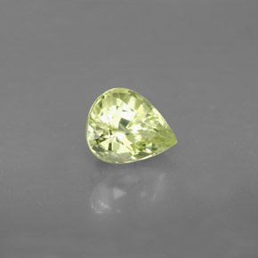 Crisoberilo verde natural de 1,46 ct, en forma de pera, VVS-VS