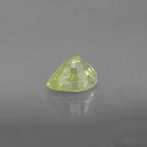 Crisoberilo verde natural de 1,46 ct, en forma de pera, VVS-VS