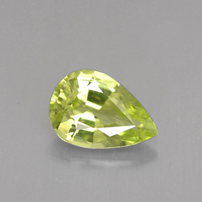 Crisoberilo verde natural de 1,07 ct, en forma de pera, VVS-VS