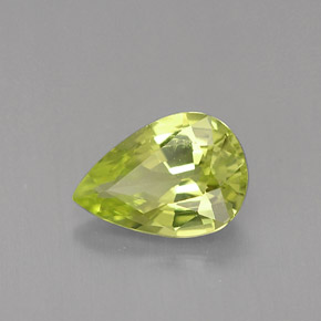 Crisoberilo verde natural de 1,07 ct, en forma de pera, VVS-VS