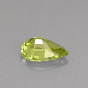 Crisoberilo verde natural de 1,07 ct, en forma de pera, VVS-VS