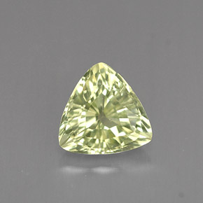 Crisoberilo verde natural de 1,04 ct, trillón, VVS-VS
