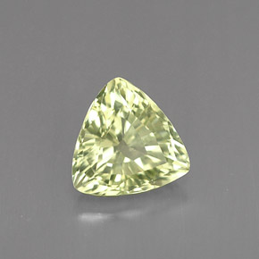 Crisoberilo verde natural de 1,04 ct, trillón, VVS-VS