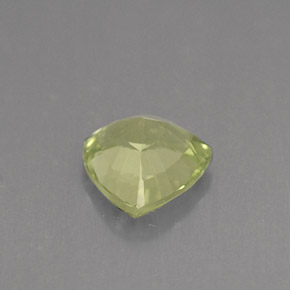 Crisoberilo verde natural de 1,04 ct, trillón, VVS-VS