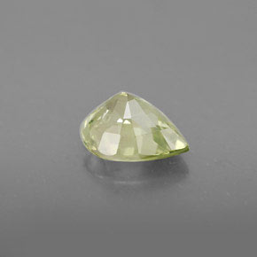 Crisoberilo verde natural de 1,50 ct, en forma de pera, VVS