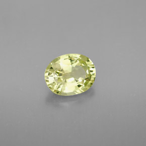 Crisoberilo verde natural de 1,38 ct, corte óvalo, VVS