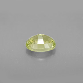 Crisoberilo verde natural de 1,38 ct, corte óvalo, VVS