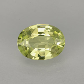 Crisoberilo verde natural de 1,26 ct, corte óvalo, IF