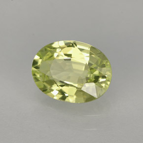 Crisoberilo verde natural de 1,26 ct, corte óvalo, IF