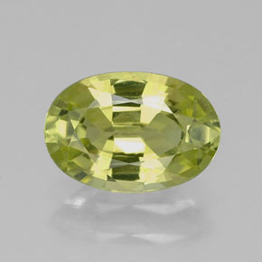 Crisoberilo amarillo natural de 1,42 ct, corte óvalo, VVS-VS