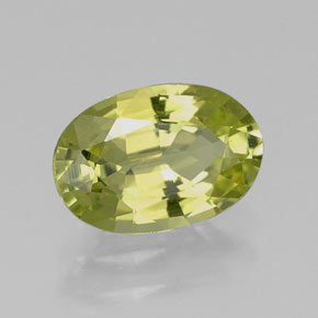 Crisoberilo amarillo natural de 1,42 ct, corte óvalo, VVS-VS