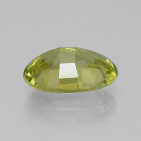 Crisoberilo amarillo natural de 1,42 ct, corte óvalo, VVS-VS