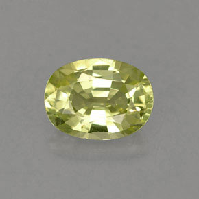 Crisoberilo oro natural de 1,40 ct, corte óvalo, VVS-VS