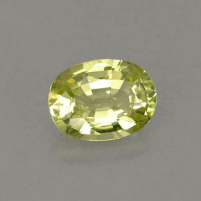 Crisoberilo oro natural de 1,40 ct, corte óvalo, VVS-VS