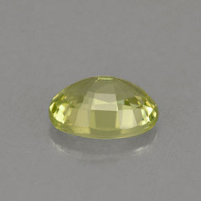 Crisoberilo oro natural de 1,40 ct, corte óvalo, VVS-VS