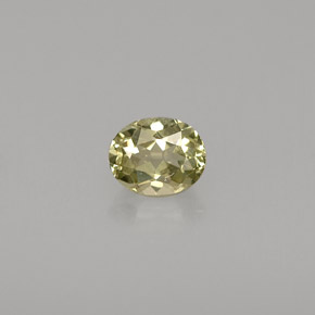 Crisoberilo verde natural de 0,46 ct, corte óvalo, VVS-VS