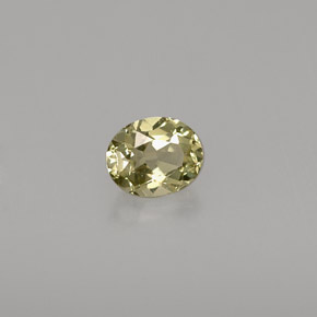 Crisoberilo verde natural de 0,46 ct, corte óvalo, VVS-VS