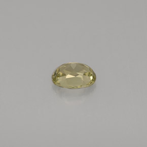 Crisoberilo verde natural de 0,46 ct, corte óvalo, VVS-VS