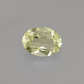 Crisoberilo amarillo natural de 0,75 ct, corte óvalo, VVS-VS