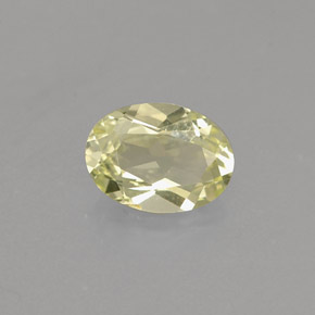Crisoberilo amarillo natural de 0,75 ct, corte óvalo, VVS-VS