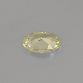 Crisoberilo amarillo natural de 0,75 ct, corte óvalo, VVS-VS