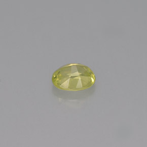 Crisoberilo amarillo natural de 0,45 ct, corte óvalo, VS