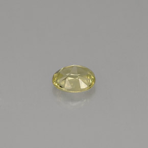 Crisoberilo verde natural de 0,44 ct, corte óvalo, VS