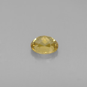 Crisoberilo amarillo natural de 0,70 ct, corte óvalo, VVS-VS