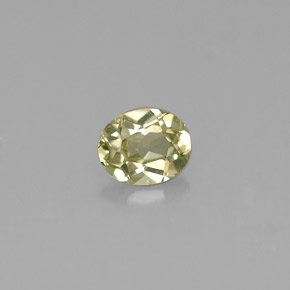 Crisoberilo verde natural de 0,52 ct, corte óvalo, VS