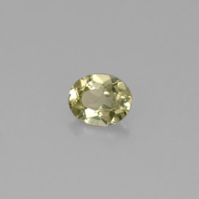 Crisoberilo verde natural de 0,52 ct, corte óvalo, VS