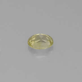 Crisoberilo verde natural de 0,53 ct, corte óvalo, VS