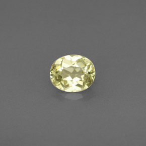 Crisoberilo amarillo natural de 0,45 ct, corte óvalo, VS