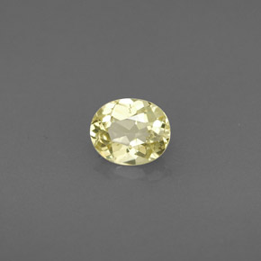 Crisoberilo amarillo natural de 0,45 ct, corte óvalo, VS