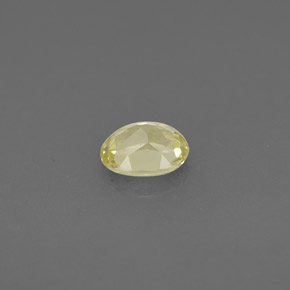 Crisoberilo amarillo natural de 0,45 ct, corte óvalo, VS