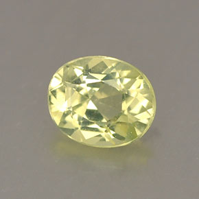 Crisoberilo verde natural de 0,42 ct, corte óvalo, VS