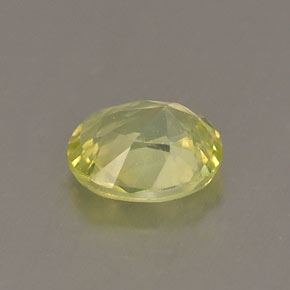 Crisoberilo verde natural de 0,42 ct, corte óvalo, VS