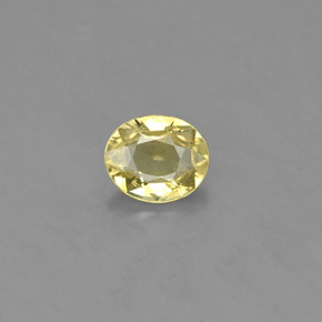 Crisoberilo verde natural de 0,56 ct, corte óvalo, VS