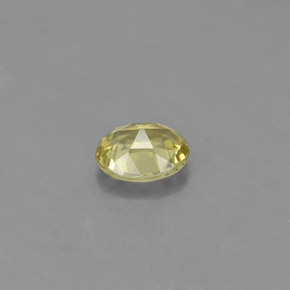 Crisoberilo verde natural de 0,56 ct, corte óvalo, VS