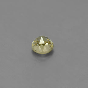 Crisoberilo verde natural de 0,53 ct, corte redondo, VS
