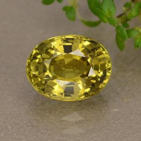Crisoberilo verde natural de 1,89 ct, corte óvalo, VS
