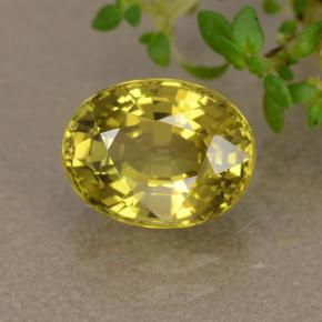 Crisoberilo verde natural de 1,89 ct, corte óvalo, VS