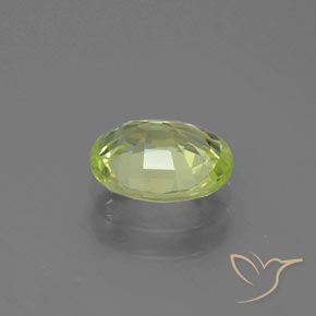 Crisoberilo Verde amarillo natural de 1.27 ct, Ovalada, VVS-VS