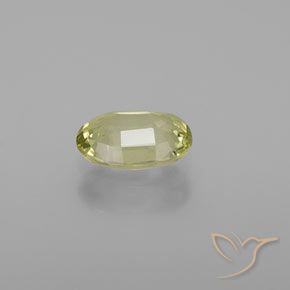 Crisoberilo Amarillo limón natural de 1.14 ct, Ovalada, VS