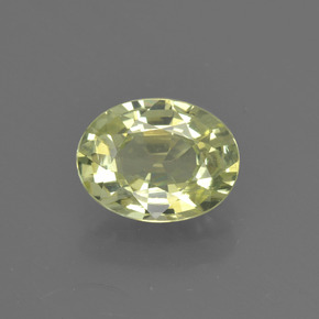 Crisoberilo Verde dorado natural de 1.48 ct, Corte Óvalo, VVS