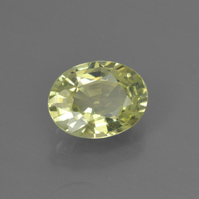 Crisoberilo Verde dorado natural de 1.48 ct, Corte Óvalo, VVS