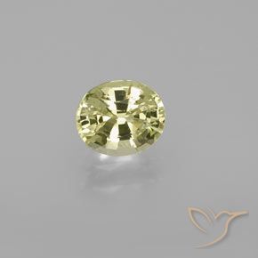1.06ct Natural Amarillo medio crisoberilo, Ovalada, VVS